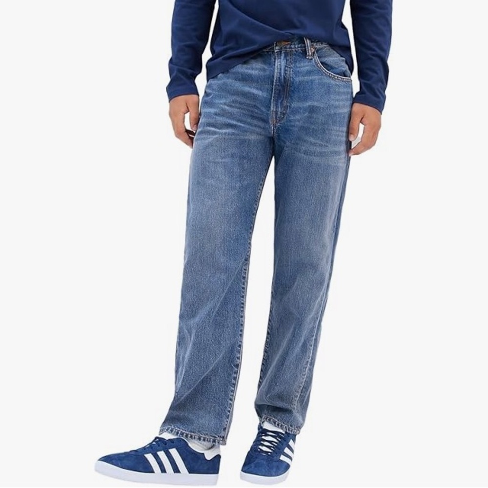 GAP Mens Médium Wash Denim Straight Legs Jeans | 38/30